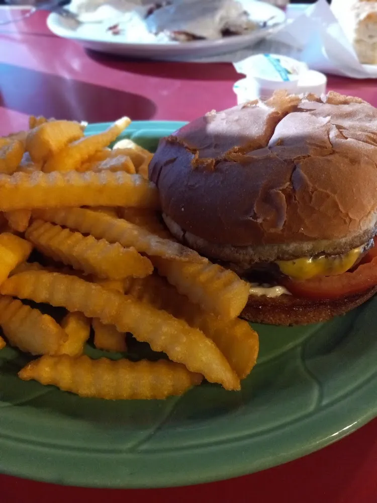 Hamburger and Fries
